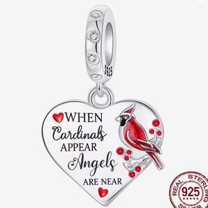 Cardinal Necklace, .925 on Box Chain
